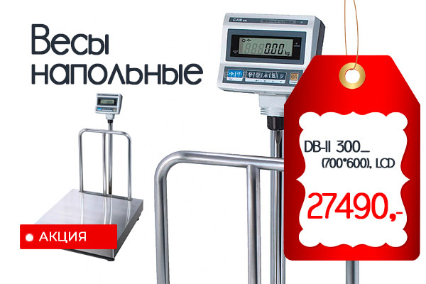 Акция: Весы напольные DB-II 300, LCD